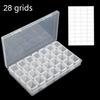1PC 28/56 Grids DIY Diamond Painting Tools Storage Box Diamond Embroidery Accessories Organizer Case Painting Storage Containers