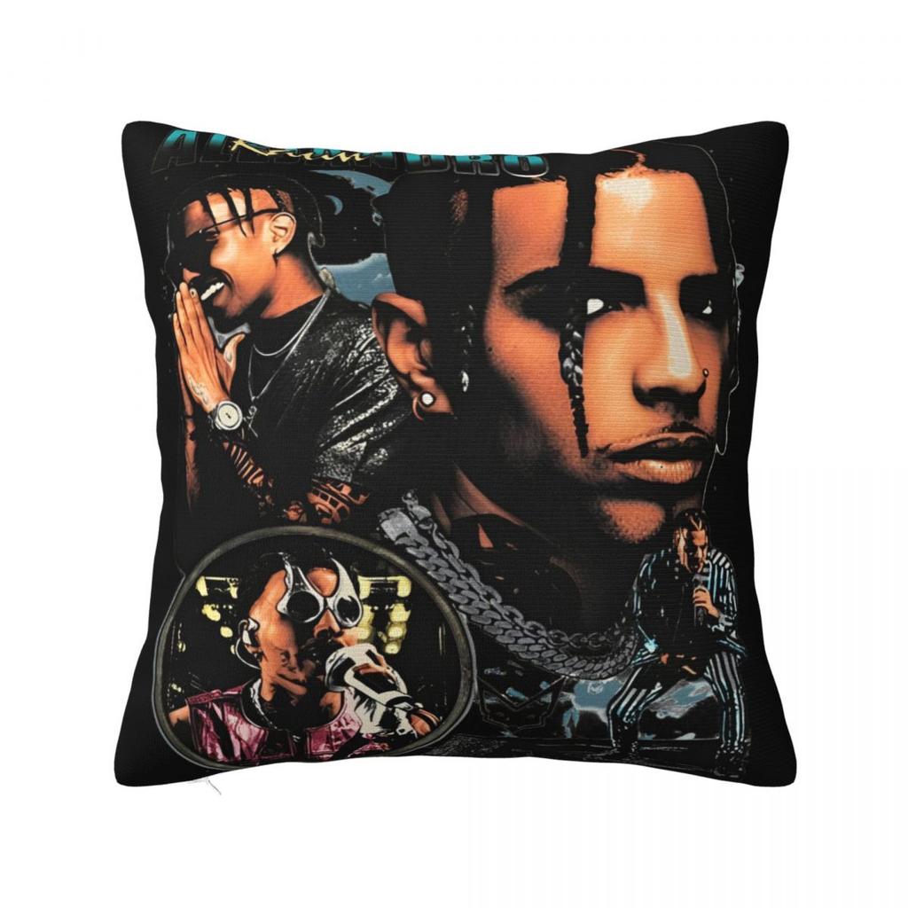 Pop Art Rauw Alejandro Pillow Case Cushion Cover Vintage Polyester Decor Pillowcase for Seat 45*45cm