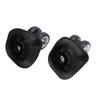 2pcs Luggage Replacement Wheel, Suitcase Wheel Trolley Wheel Set Double Bring Wr Silent Sy Install for Luggage with Plastic Material