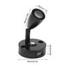 LED RV Reading Light Touch Dimmer 3 Lighting Color With USB Charging Port 12-24V 3W For Camping Trailers Yachts Nickel Plating
