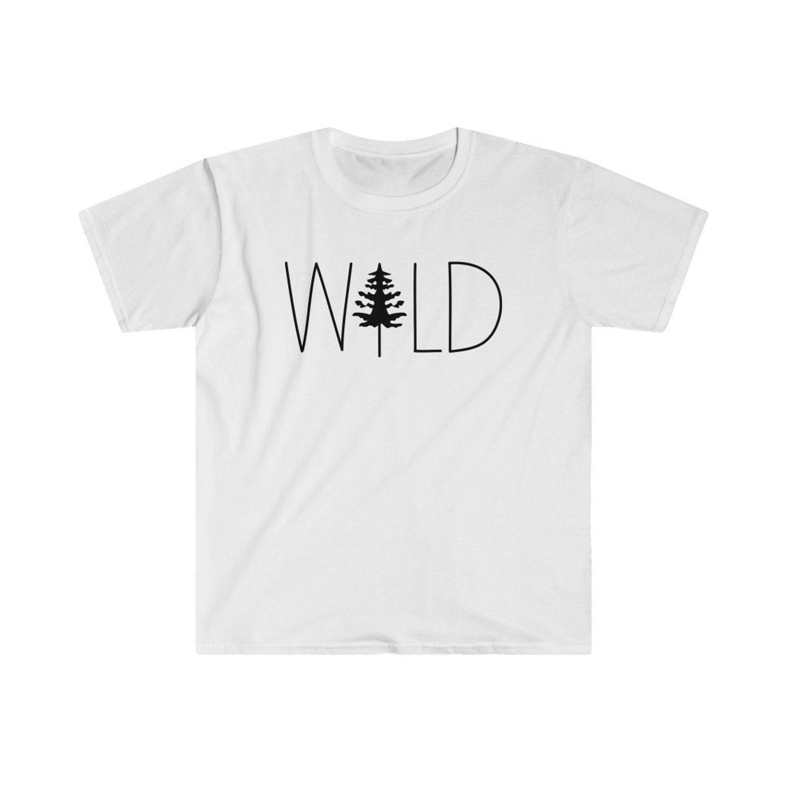 Pine Tree Shirt | Wild Outdoors T Shirt Hiking T-Shirt | Mountains Tshirt | Adventure T Shirt | Hiking T Shirt XL