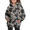 Girls' Hooded Tie-Dye Sweatshirt - Pullover Print Top