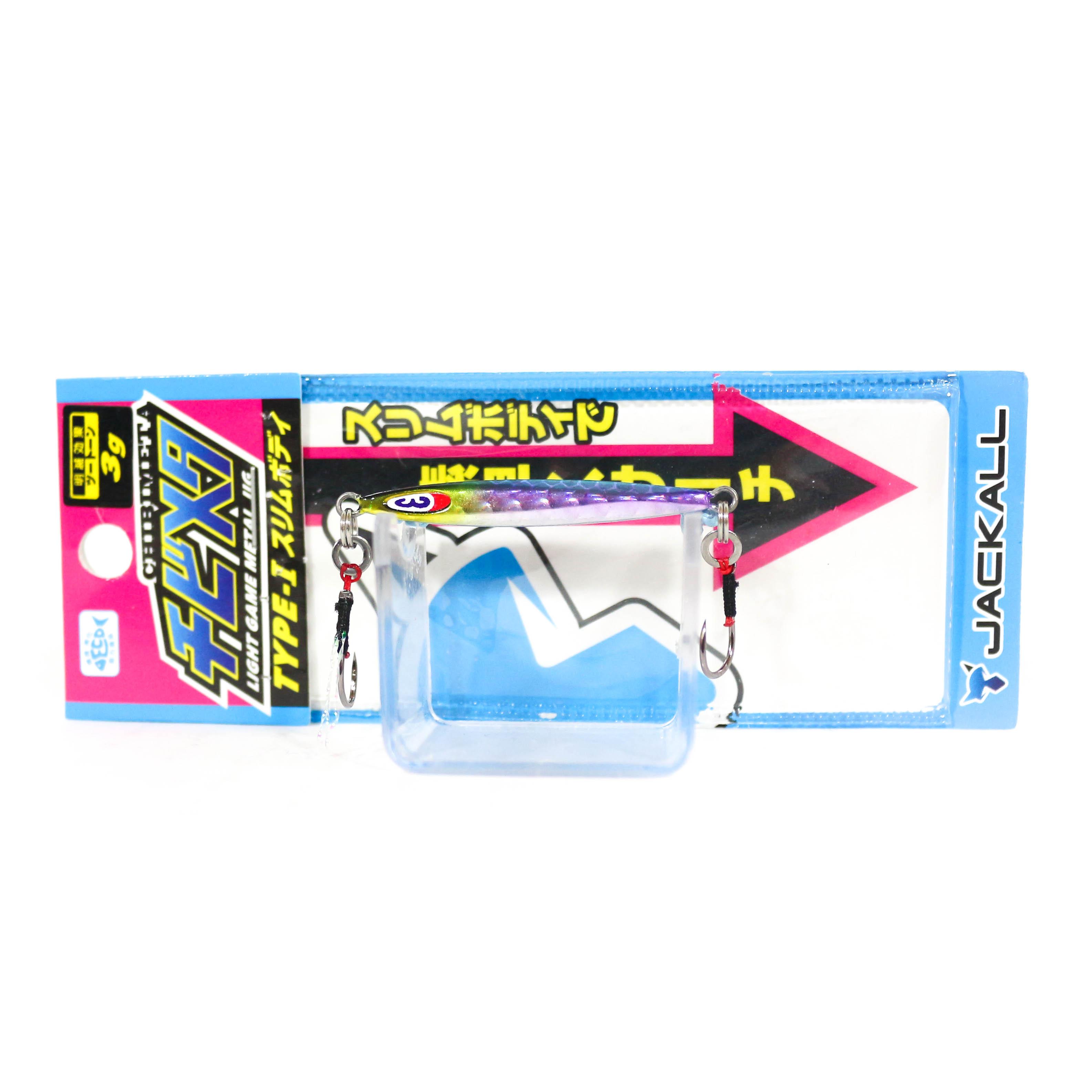 

Jackall Metal Jig Chibi Metal Type I 3 грамма Keimura Purple Katakuchi (7397)