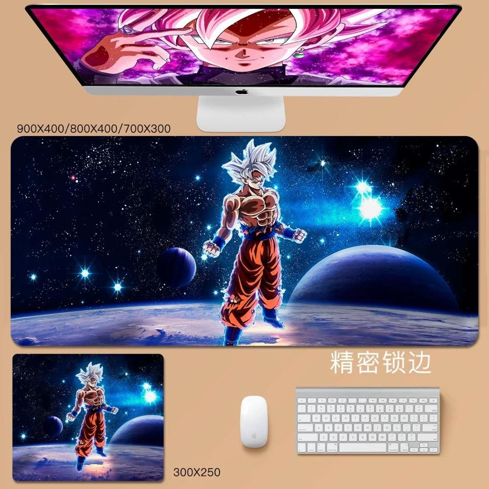 Man Cool Mouse Pad Convenience Dragon Ball Animation Son Goku Leather Mouse Pad Cartoon Vegeta Bulma Broly Large Keyboard Pad Student Desk Pad