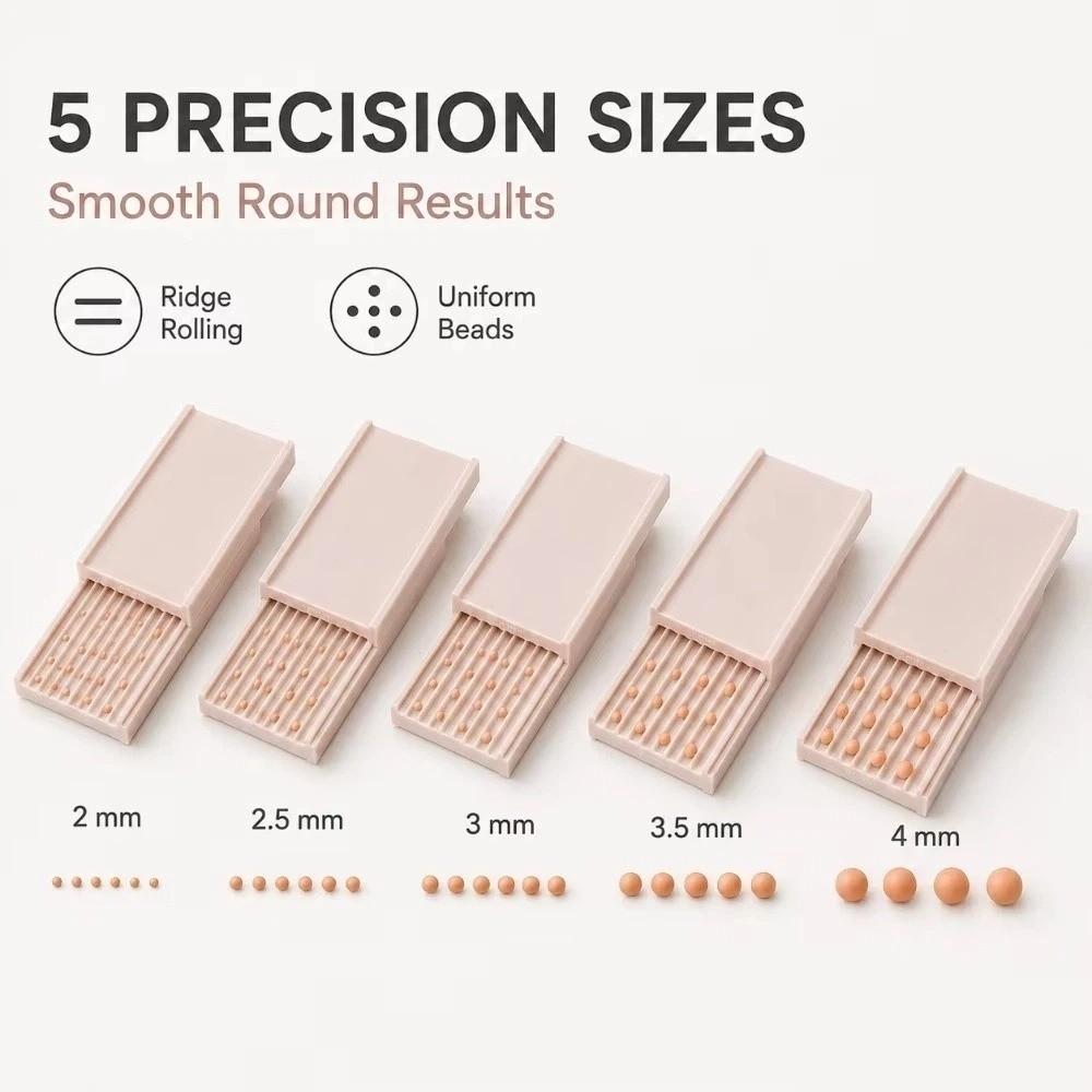 3D Printed Polymer Clay Bead Roller 2-4mm Clay Bead Making Plate Clay Sphere Shaper  Craft Supplies