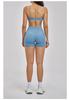 Stilvolles rückenfreies Sportset für Damen mit dünnen Trägern für Yoga & Laufen - 6116