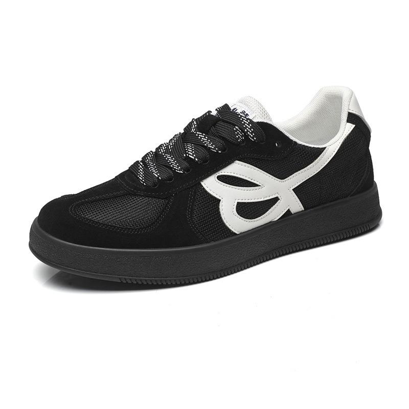 Herren Frühling neue dicksohlige lässige kleine weiße Schuhe Herren vielseitige Sport- und Freizeit-Board-Schuhe