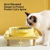 Ergonomic Cats Bowl Dining Table Set For Pet Cats And Dog Water and Food Feeder Feeding Station for Indoor Wet and Dry Food