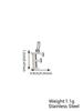 Small Luxury Initial Charm Pendant Set, DIY Letter Necklace Making Supplies, Fashionable Jewelry Parts