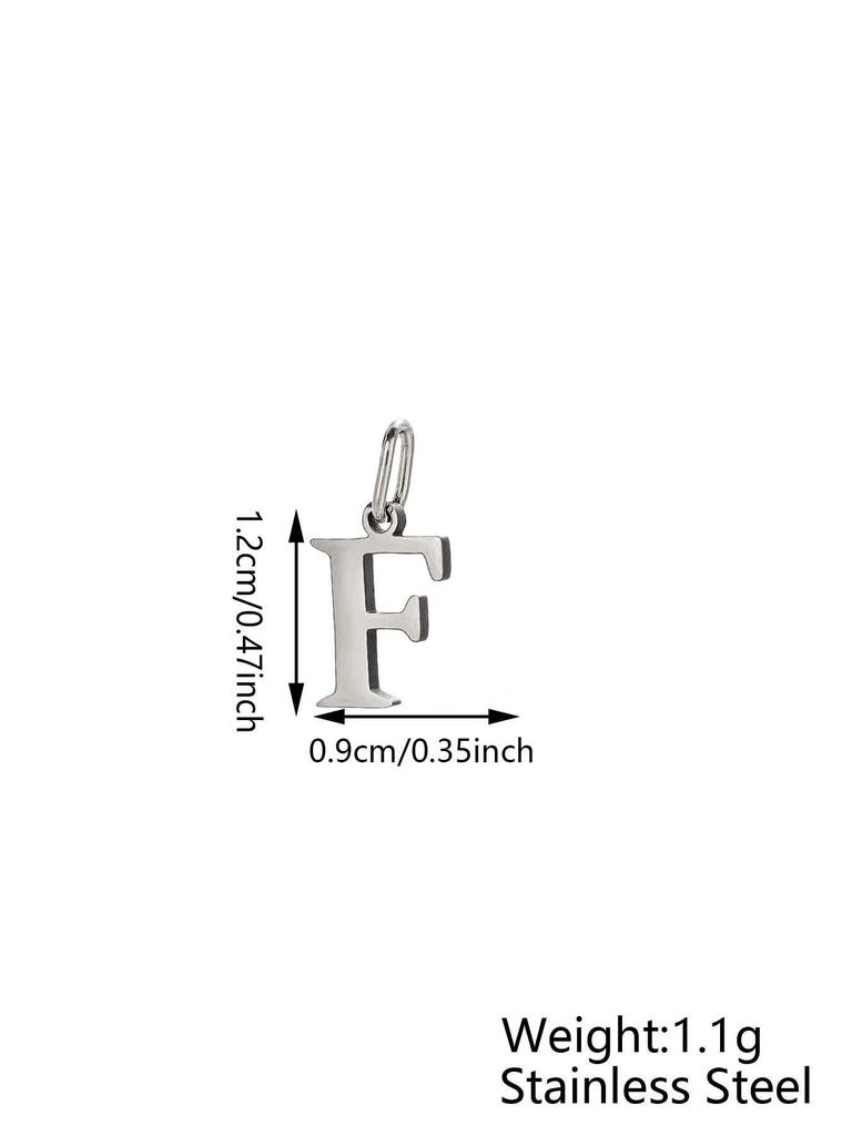 Small Luxury Initial Charm Pendant Set, DIY Letter Necklace Making Supplies, Fashionable Jewelry Parts