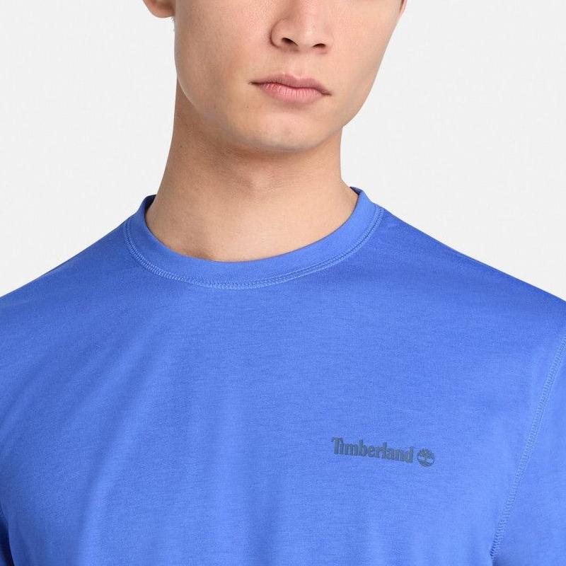 Timberland T-shirt à manches courtes respirant à séchage rapide évacuant l'humidité pour hommes tops A6ASV-EYQ