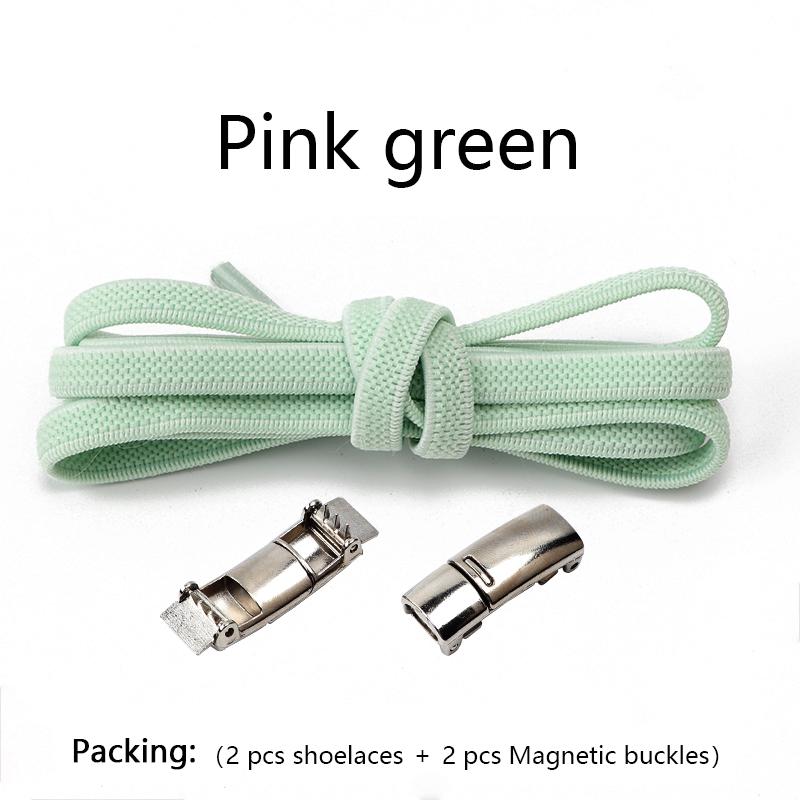1 Pair No tie Shoelaces Magnetic Lock Elastic Shoe Laces For Kids and Adult Sneakers for Shoelace Flat Rubber Bands Shoestrings