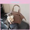 Minimalist Solid Color Pu Handheld Small Square Bag For Daily Casual And Commute