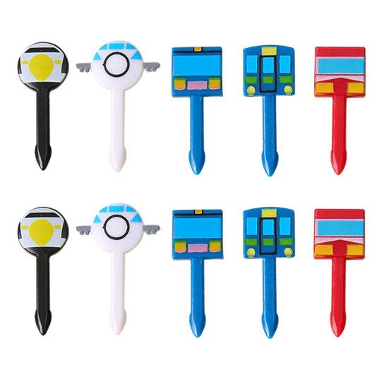 

10 шт. десертная вилка, хорошее сцепление, пластик, удобный транспортный стиль для детского сада