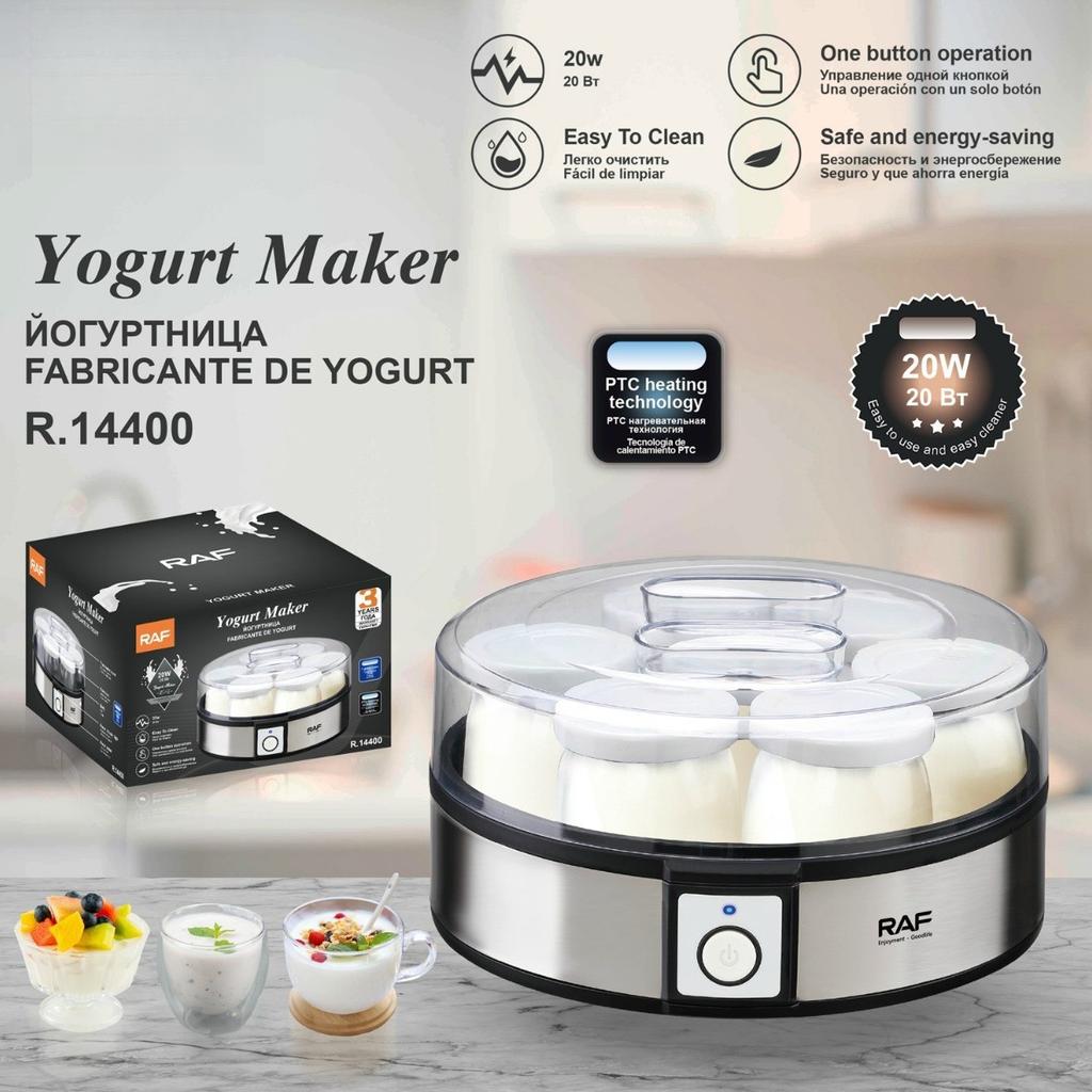 3-in-1 Smart Home Mini Yogurt Maker, Fully Automatic One-Touch Fermenter for Natto, Rice Wine, Homemade Yogurt