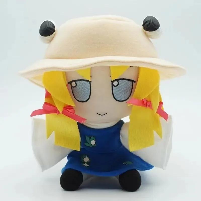 20cm Kawaii Patchouli Knowledge Plush Toy Touhou Project Plushie Anime Moriya Suwako Hakurei Reimu Stuffed Dolls Birthday Gifts