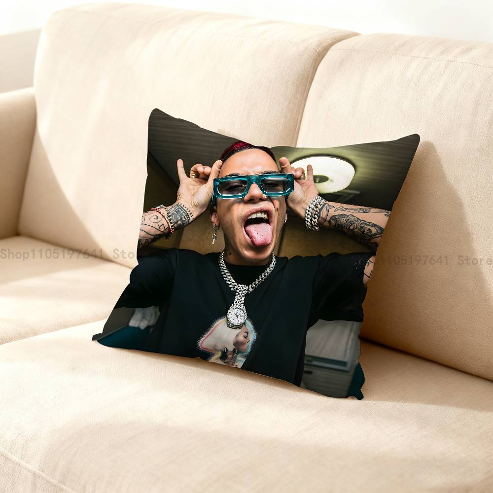 S-Sfera Ebbasta SFE Pillow Case Cushion Cover Home Decor Birthday Gift Pillowcover