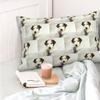 Cane Jack Russell Terrier Foto Federa Rettangolare Copricuscino Decorazione Camera da Letto Letto Comfort Casa Cuscino da Lancio