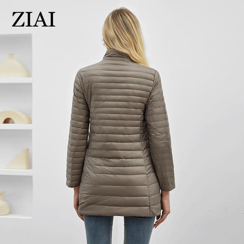Astrid 2024 Spring Women's Jacket Women Clothing Outfit Fashion Light Quilted Cotton Padded Parkas Long Coats Hooded Outerwear ZM-DM22