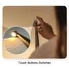 Modern Rechargeable Touch Control LED Table Lamp 3 Color Dimmable Desk Lamp Portable Night Light Eye-Caring for Bedroom Bedside Home Office Decor