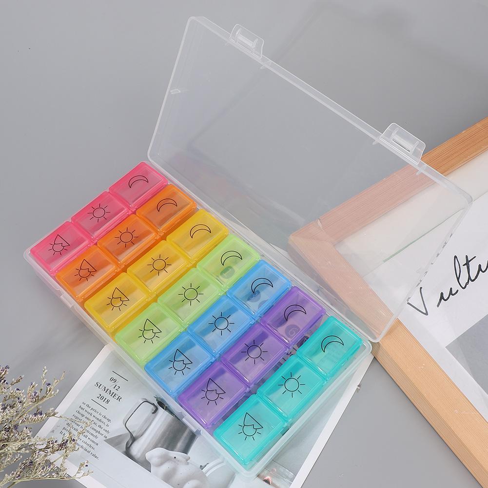 7 Day Week Pills Weekly Medicine Organizer  Tablet Storage Case Holder