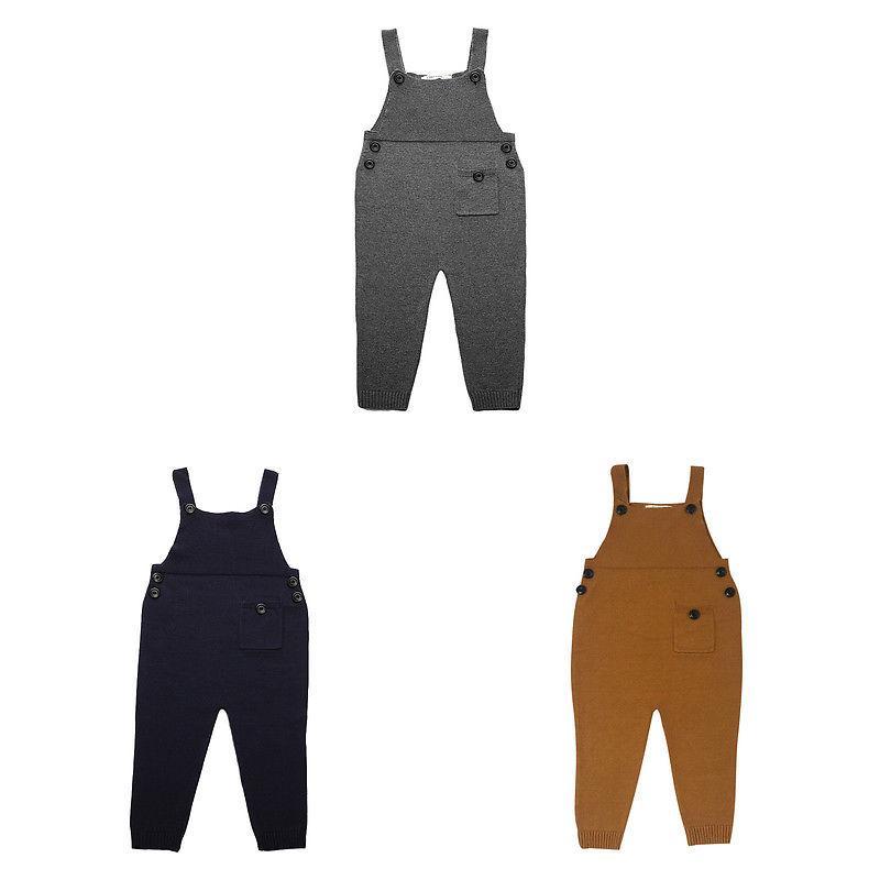 Premium Quality Kids Baby Boy Girl Knit Cotton Bid Pants Romper Jumpsuit For All Seasons