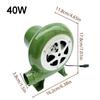 12V Elektrischer Gebläseventilator BBQ-Ventilator 100V 240V Geeignet für Grill Mini-Schmiedefeuerschmieden Gebläse mit Geschwindigkeitsregler 30W/40W/60W/80W