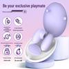 Heart Box Tongue Lick Vibrator - Clitoral Stimulator with Strong Vibration for Female Pleasure and Adult Novelty.