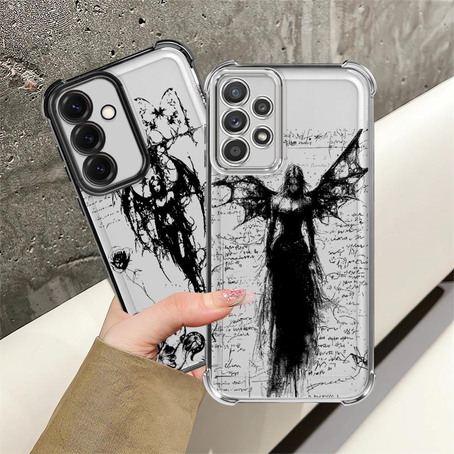 Custodia Retro Cupido Angelo per Samsung Galaxy A24 A52 A54 A34 A15 A05 A33 A50 A07 A53 A73 A13 A12 A03 A23 A51 A14 A04 A16 A06