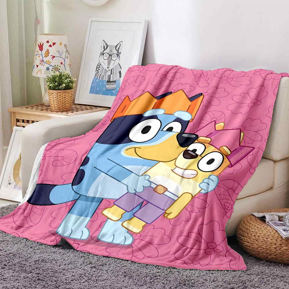1pc B-Blucy Blanket, Gift, for Men and Women, Soft Blanket, Good for Sofa Bed Couch Travel, Lightweight Flannel Blanket