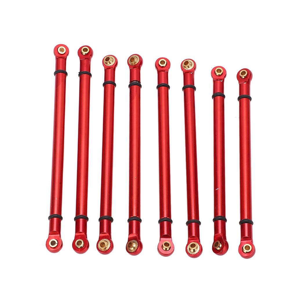 8pcs M3 Aluminum Alloy Link Rod Linkage Set for   SCX10 RC Crawler Car Upgrade Parts