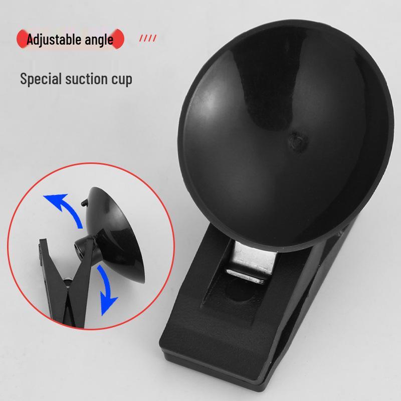 Multifunctional Car Visor Clip: Eyeglass, Card, and Bill Holder with Double Suction Cup