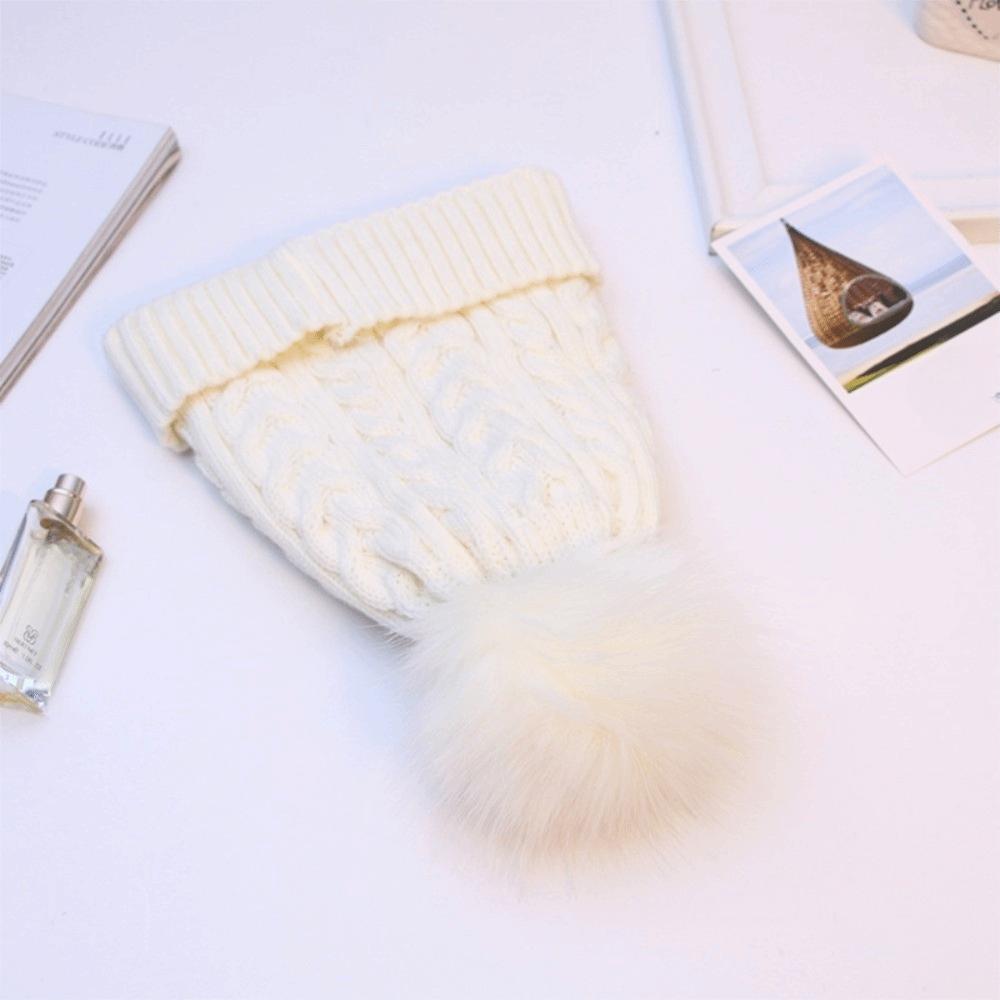 Warm Winter Twist Knitting Hat Korean Style Winter Bonnet Fashion Ski Snow Beanies  Hiking