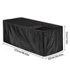 B97A-2X Outdoor Deck Box Cover With Zipper Waterproof Garden Storage Box Cover Patio Storage Container Protective Cover Small