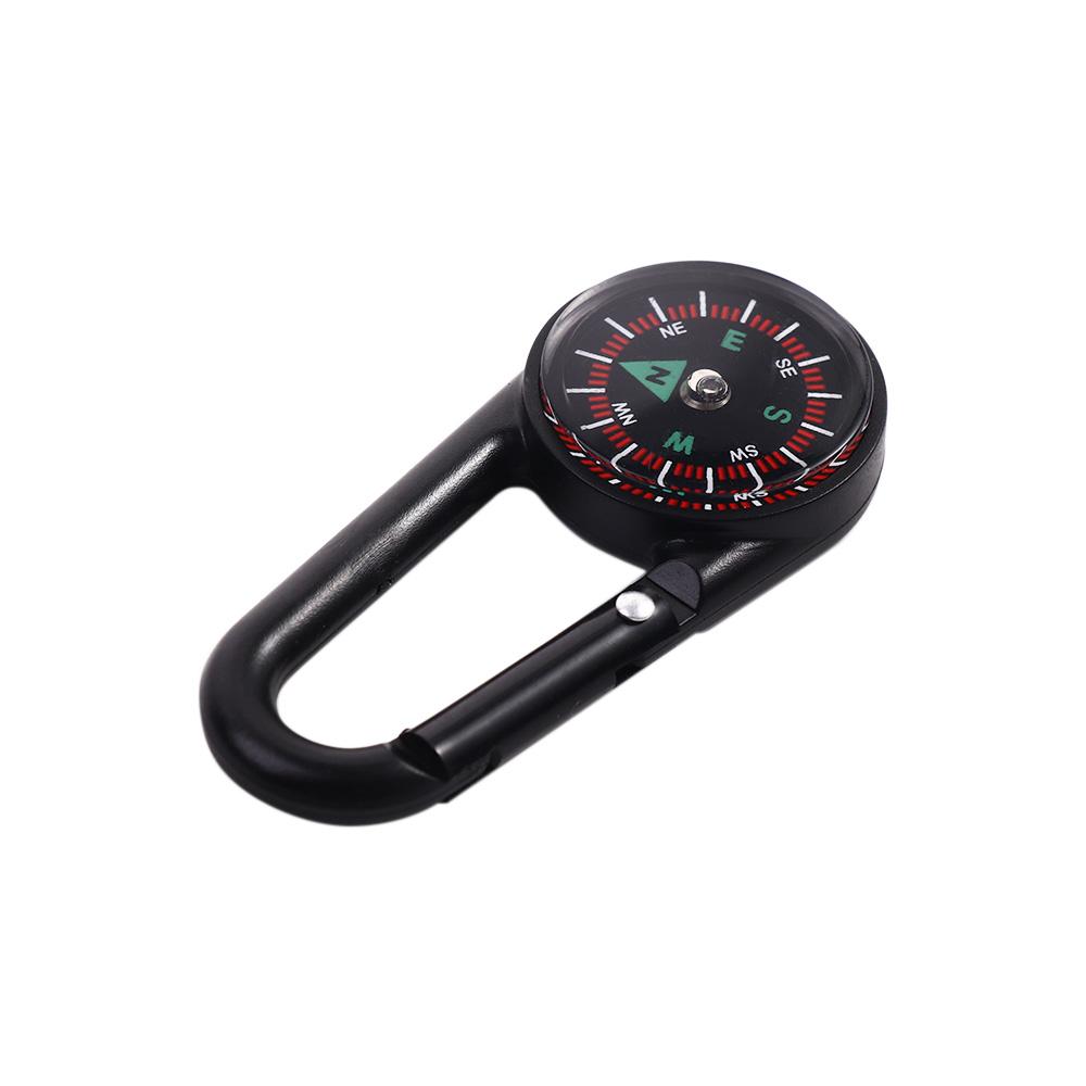 Plastic Buckle Compass Snap Hook North Needle Mini Compass Compass Camping Compass Hiking Compass