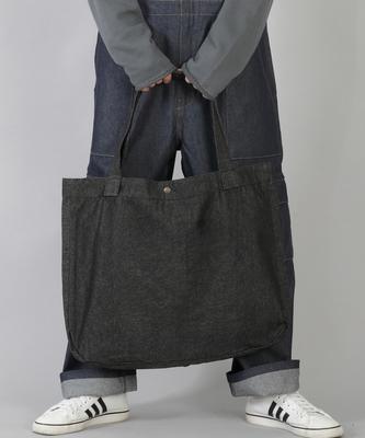 Saintcrew Round Volume Plain Eco Bag Rvs-147 Denim Black