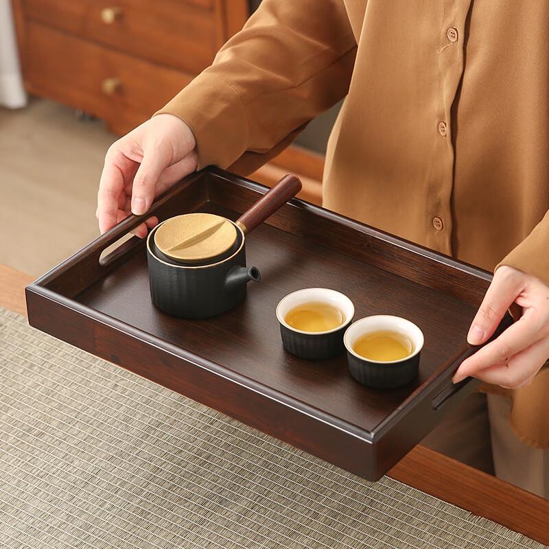 Bamboo Tea Tray with Handle