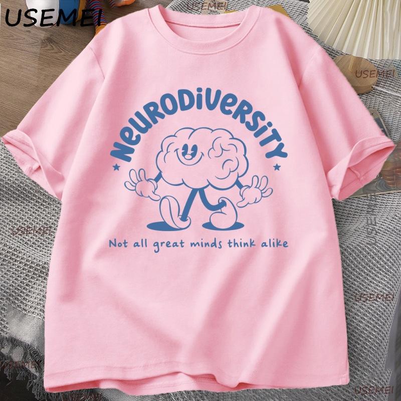 

Autism T-Shirt Men Special Ed T Shirts Mental Health Teacher Tee Special Education T Shirt Men Loose Y2k Clothes XXXL рожевий