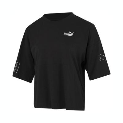 Casual Simple Round Neck Short Sleeve Drop Shoulder T-Shirt Women T-Shirt Black 676680-01