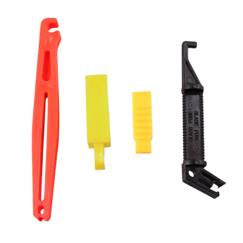 4Pcs Automobile Fuse Clip Mini Fuse Puller Blade Fuse Remover Auto Fuse Plier for Car Fuse Holder Fuse Box Disassembly Tool Fuses4