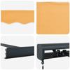 Retractable Awning Sand 300 X 250 Cm Linen and Aluminum