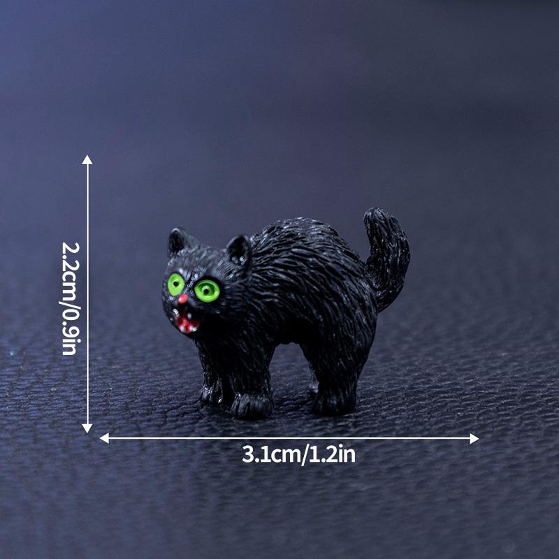 Halloween Decorations Skull Bat Mini Figurines Ornament Desktop Landscape Figurine Decoration