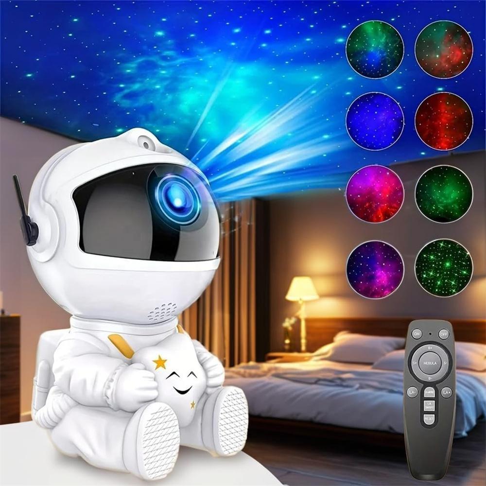 Astronaut Galaxy Projector, Star Projector with Timer and Remote, Astronaut Light Projector LED Starry Night Light Projector