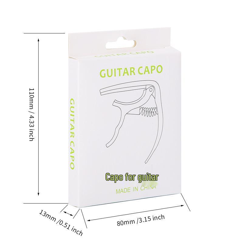 Guitar Nylon Capo & Transposer: Key and String Adjuster for Ukulele & Folk Guitar