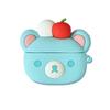 Airpods Case Designed For Airpods 1/2/3/4/Pro/Pro2 Anime Rilakkuma Adorable Cherry Bear Periphery Fashionable Playthings Drop Resistant Silicone Gifts