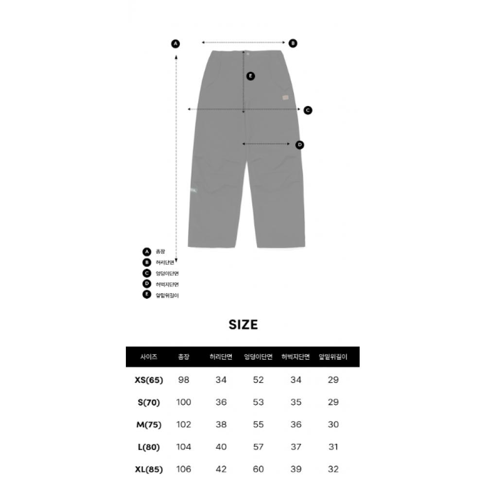 Stretch Brush Relax Pants  Black 