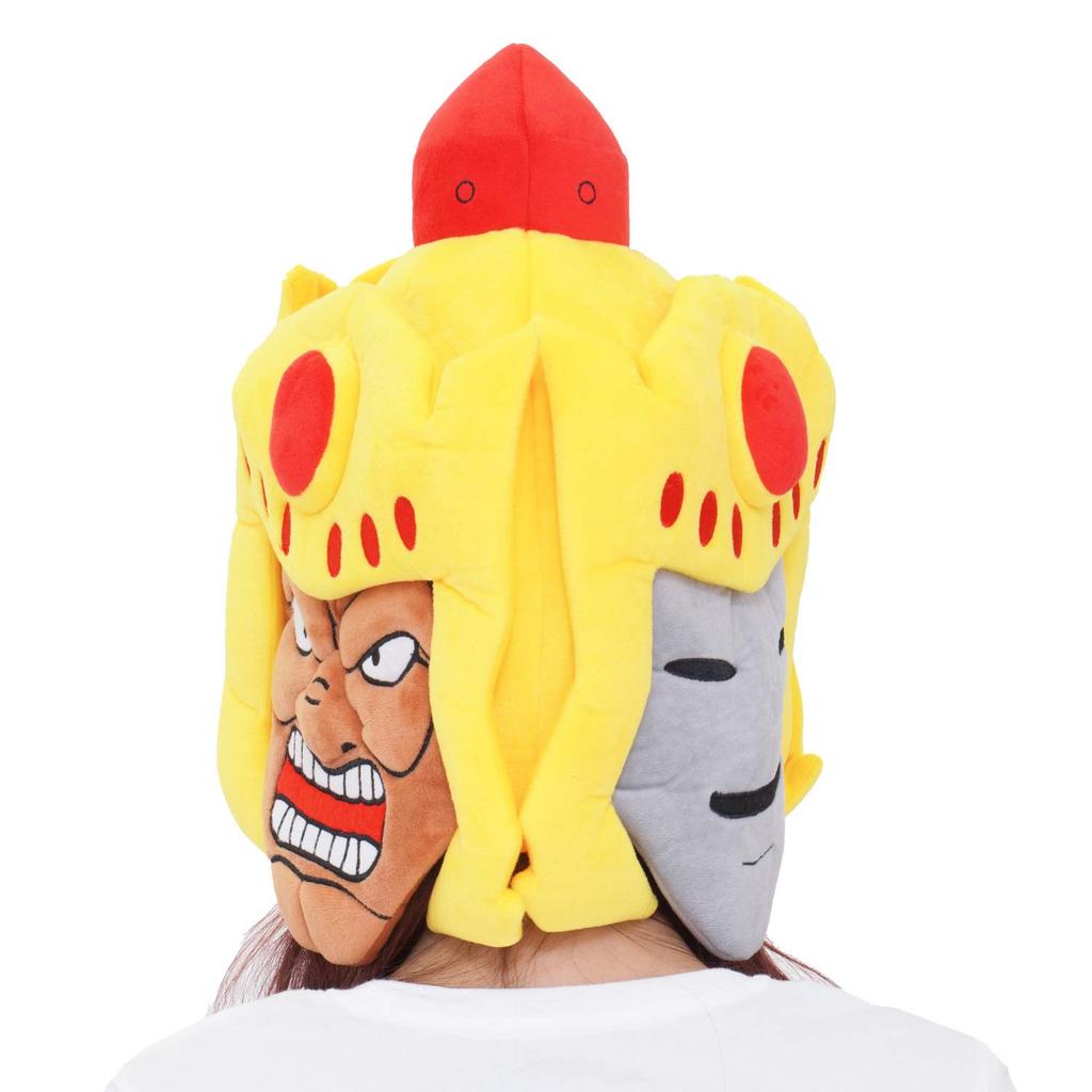 SAZAC Kinnikuman Fleece Kigurumi Deluxe Cap (Adult) - One Size Fits Most (Asuraman)