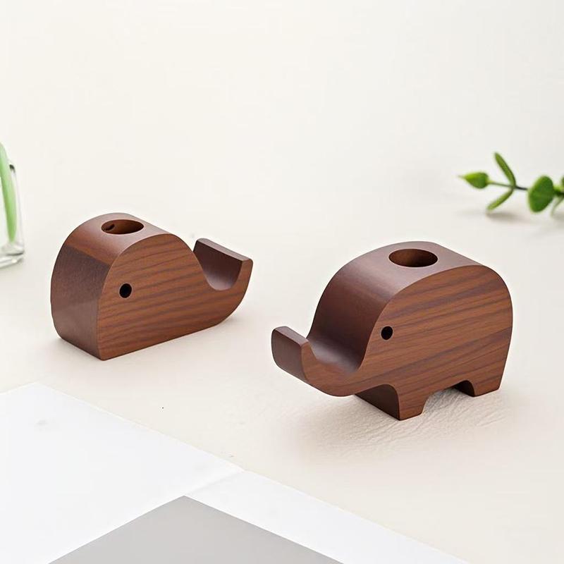 Eco-Friendly Wooden Aromatherapy Diffuser Fragrance Diffused Lion/Elephant Shape Wooden Diffuser Refreshing Air Long-Lasting