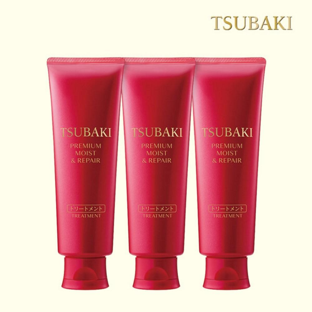 Tsubaki Premium Moist & Repair Hair Treatment Camellia 160g 3 pcs