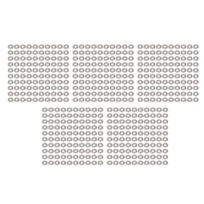 500Pcs 4x10x1mm Stainless Steel Flat Washers Anti Loosing Protective M3 Screw Washer Set